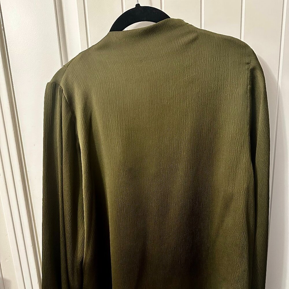 Esmaèè dark green blouse - Picture 2 of 4